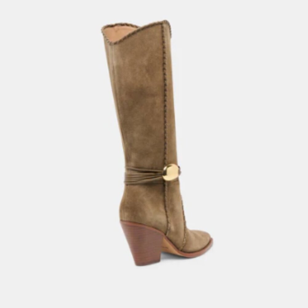 Dolce Vita NIB Jody Boots Olive Suede, 7.5 - Picture 7 of 12